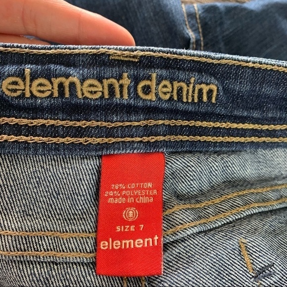 ELEMENT Denim Blue Wash Women’s Capris Jeans Size 7 - Picture 9 of 13